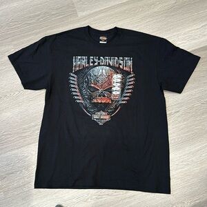 𝅺Harley Davidson Calgary Alberta T-shirt Size XL NWT Brand New